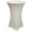 Ivory, variant on 36" D x 42" H Highboy Cocktail Round Stretch Spandex Table Cover - Robin Egg, Fitted Elastic Tablecloth for Round Tables, Outdoor Party DJ Tradeshow Banquet Vendor Wedding