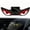 Style-b, variant on Solar Demon Eye LED Car Window Light, Wireless No Drill Solar and USB Powered Devil Eyes Warning Lights for Cars Windshield Rear Window, Waterproof Eyes Animated for Suvs Trucks Vans