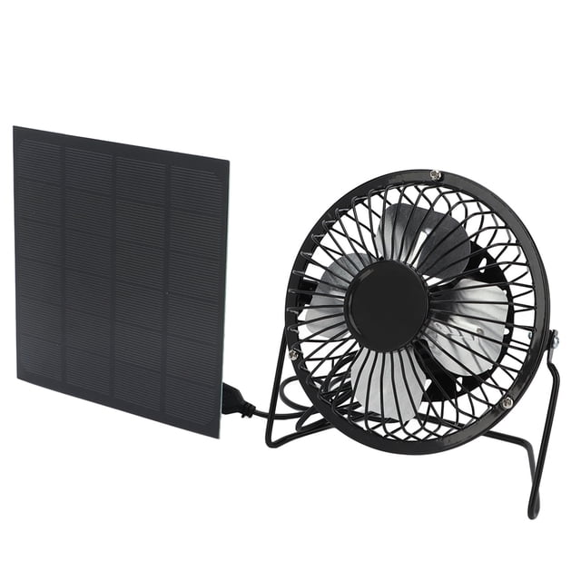 Ventilador de panel solar ANGGREK Silicio Policristalino 3W 6V Tamaño Portátil