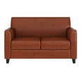 thumbnail image 4 of Flash Furniture HERCULES Diplomat Series Cognac LeatherSoft Loveseat, 4 of 10