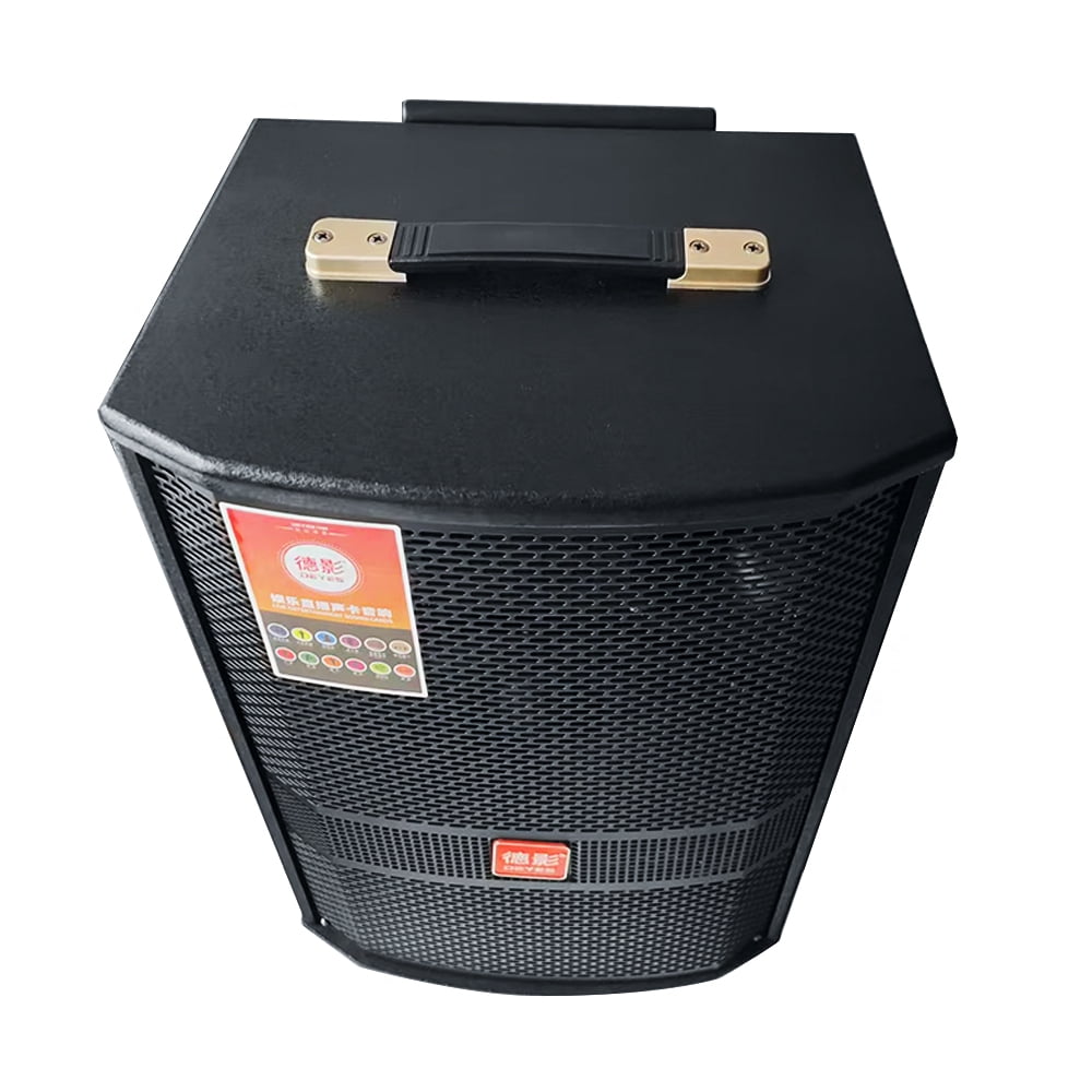 Deyes-Q9Professional Karaoke Party Speaker Pull Rod Shock Large Body 8-inch High-power Multi-functional Portable Outdoor Speaker