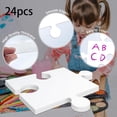 thumbnail image 1 of 24 Piezas Rompecabezas Blanco Cartón Plantilla Personalizable Manualidades Educativas Borde Liso Adecuado para Proyectos Creativos Actividades Escolares Talleres de Arte, 1 of 9