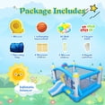 thumbnail image 5 of GUTALOR Multifunctional Jump 'n Slide Inflatable Bouncer for Kids - 198" x 180" Play Area, 96" Tall - Complete Setup with Blower, 5 of 5
