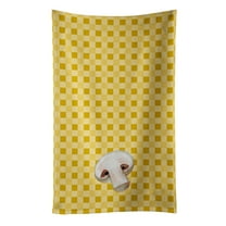 Carolines Treasures BB7193KTWL Champignon Mushroom on Basketweave Kitchen Towel 15 X 28" multicolor