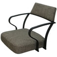 thumbnail image 6 of Carolina Swivel Extra Tall 34" Metal WB Stool - Plumley Cocoa Brown - Gray, 6 of 6