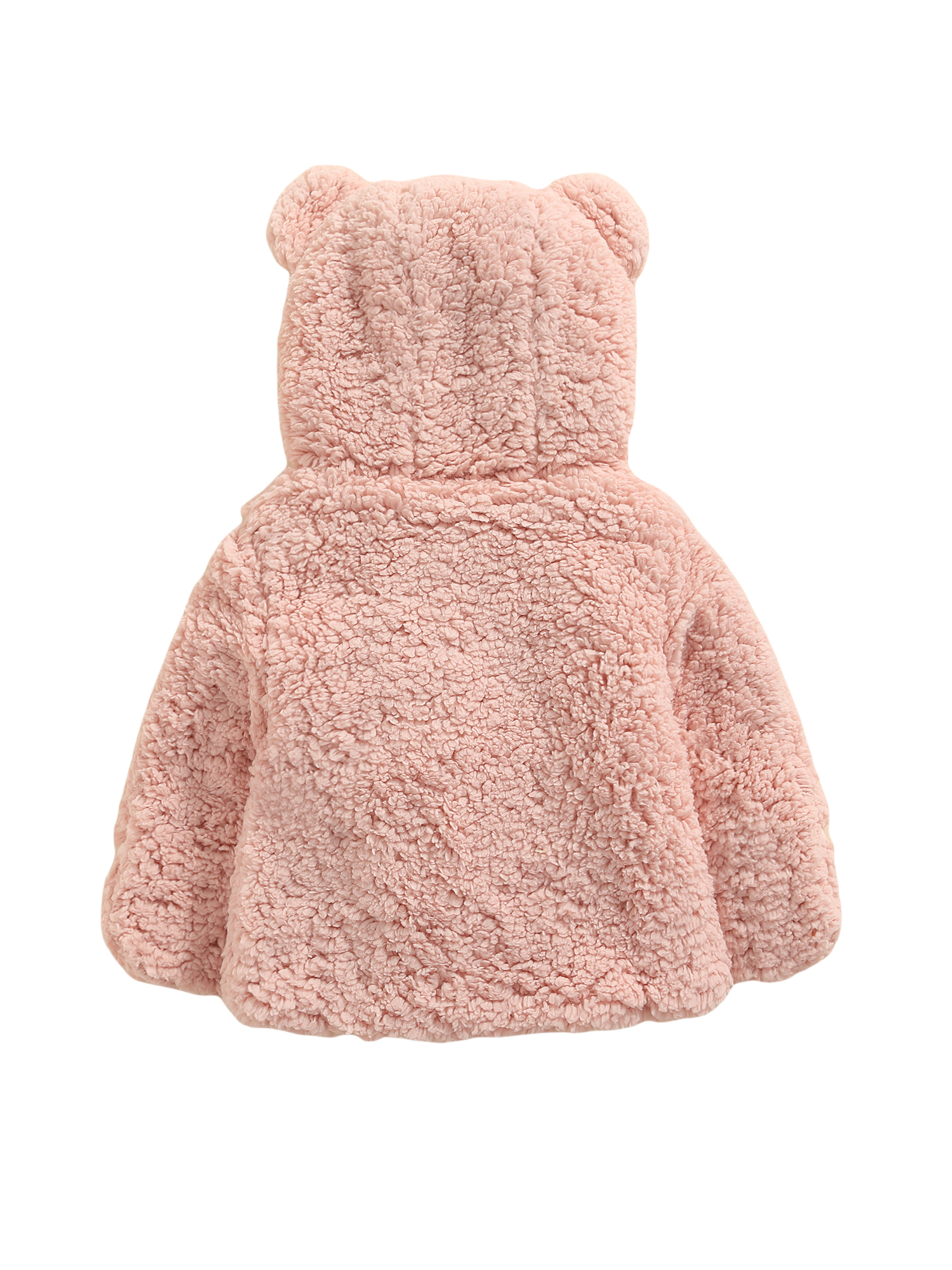 aturustex Baby Boys Girls Fleece Jacket Bear Ear Hoodie Warm Winter Outwear Top - image 3 of 7