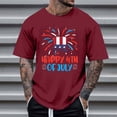thumbnail image 1 of Tops para hombre, blusas y camisas de cuello redondo y manga corta para hombre, tops casuales de cuello redondo y manga corta con estampados especiales para hombre., 1 of 5