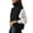 Black, variant on Women Turtle-Neck Crop Sweater Vest Sleeveless High Neck Solid Loose Fit Knitted Causal Jumper Top Streetwear Black M