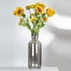 thumbnail image 3 of Ramo de flores artificiales de girasol - Bonsái ABS de 65 cm/25,6 pulgadas para bodas y decoración del hogar, 3 of 7