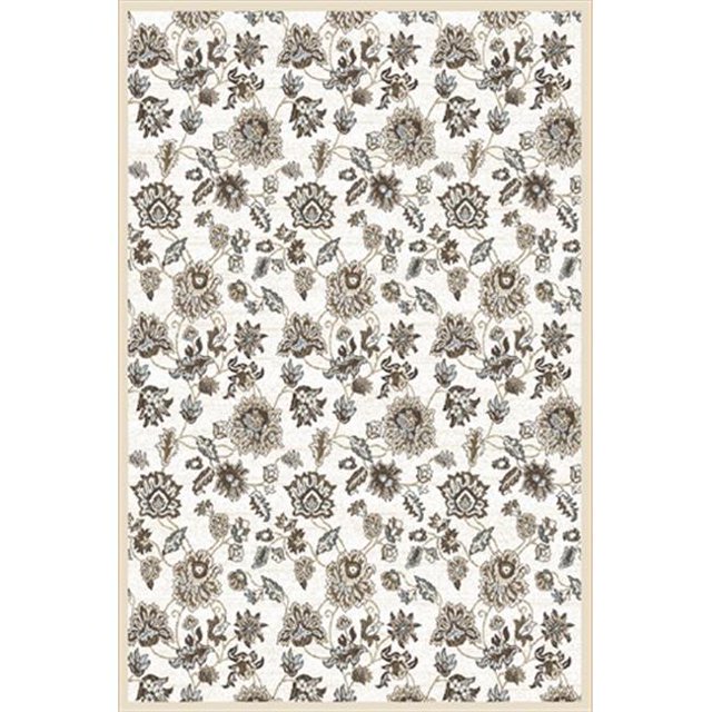 Radici 3475-0023-BONE Pisa Rectangular Bone Traditional Turkey Area Rug- 2 ft. 2 in. W x 7 ft. 7 in. H