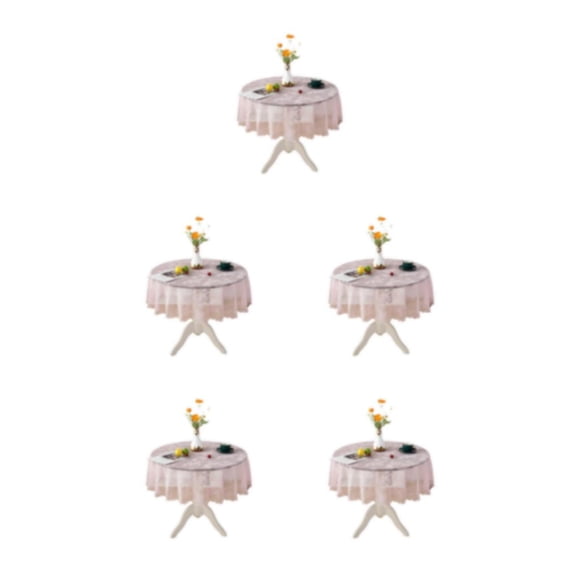 Injueey Añade elegancia a la Mantel disponible en varios patrones y tamaños Funda para Flor rosa 120 cm Type2 NO2