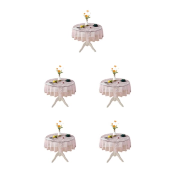 Injueey Añade elegancia a la Mantel disponible en varios patrones y tamaños Funda para Flor rosa 120 cm Type2 NO2