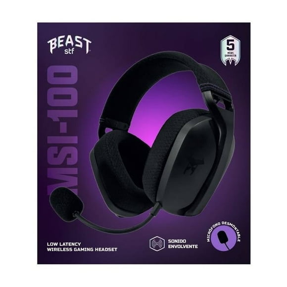 Audífonos Inalámbricos STF MSI-100 Negro