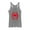 Gray Heather, variant on Women's Marvel Spider-Man: Into the Spider-Verse Symbol Racerback Tank Top Black Heather X Small