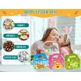 thumbnail image 4 of WaaHome 12Pcs Easter Treat Boxes Happy Easter Decorative Paper Gift Box Kids Easter Party Favor Eggs Bunny Chick Containers Easter Candy Cake Cookie Holder with Handle for Kids School Classroom Party, 4 of 7