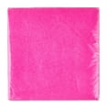 thumbnail image 5 of 6.5" x 6.5" Disposable Neon Pink Paper Napkins, 75 Count, by Way To Celebrate, 5 of 6