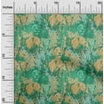 thumbnail image 2 of oneOone Cotton Poplin Sea Green Fabric Abstracts Dress Material Fabric Print Fabric By The Yard 56 Inch Wide, 2 of 5