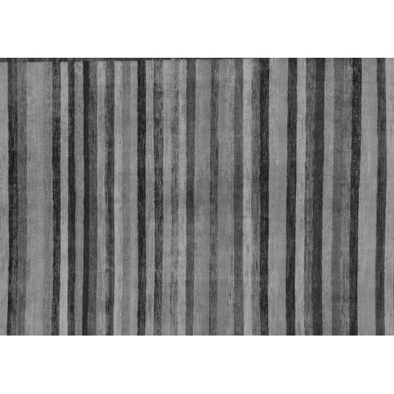 Ahgly Company Indoor Rectangle Oriental Gray Modern Area Rugs, 2' x 3'