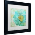 thumbnail image 2 of Trademark Fine Art "Blue Peony Light" Canvas Art by Color Bakery White Matte, Black Frame, 2 of 4