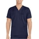 thumbnail image 1 of Hombres Tops Manga corta con cuello en V Tops Uniforme de trabajo Color sólido con bolsillos Blusa Pompotops  oipoqjl34064, 1 of 8