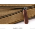 thumbnail image 4 of Autorización：Bolso de mensajero de lona sólida a la moda, bolso de hombro portátil informal con hebilla, paquete Simple de tendencia coreana para hombres y mujeres Adepaton 2032788-9, 4 of 4