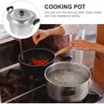 thumbnail image 3 of WEUVEB 1Pc Multifunctional Black Kitchen Steam Pot Resistant to Heat Rust and Break, 3 of 8