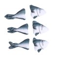 thumbnail image 5 of Walbest Simulation Fish Shark Cat Toy, Plush Interactive Cat Toys, Fun Toy for Cat Exercise, Fish Head & Fish Tail Toy, 5 of 5