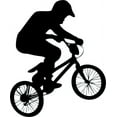 thumbnail image 2 of Bmx Wall Decal Sticker, Wallmonkeys Peel & Stick Vinyl Graphic (36 in H x 30 in W), 2 of 4