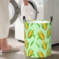 thumbnail image 4 of Lsque Corn 7 pattern Laundry Hamper Basket, Tall Woven Rope Hamper Basket for Clothes, Lightweight Storage Basket, Collapsible Waterproof-, 4 of 8