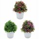 thumbnail image 4 of Planta verde artificial en maceta, hierba de madera fragante, bonsái, decoración del hogar, decoración de boda, pequeña planta artificial en maceta (verde) ER, 4 of 5