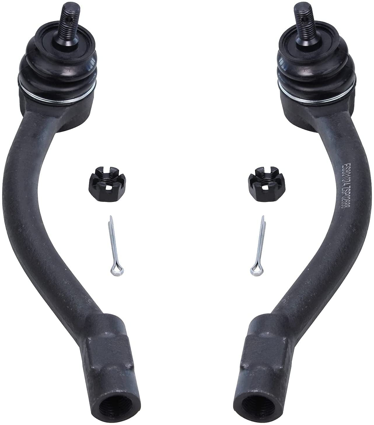 Detroit Axle - Front 10pc Suspension Kit for 2011-2016 Hyundai Elantra Coupe GT, 2 Lower Control Arms with Ball Joints 2 Sway Bars, 4 Inner & Outer Tie Rod, 2 Boots Replacement 12-17 Hyundai Veloster