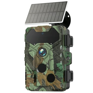 Outdoor Solar Camera Outdoor 32MP Infrared Night  WiFi IP66 Water Proof Wildlife Wireless Trail Camera