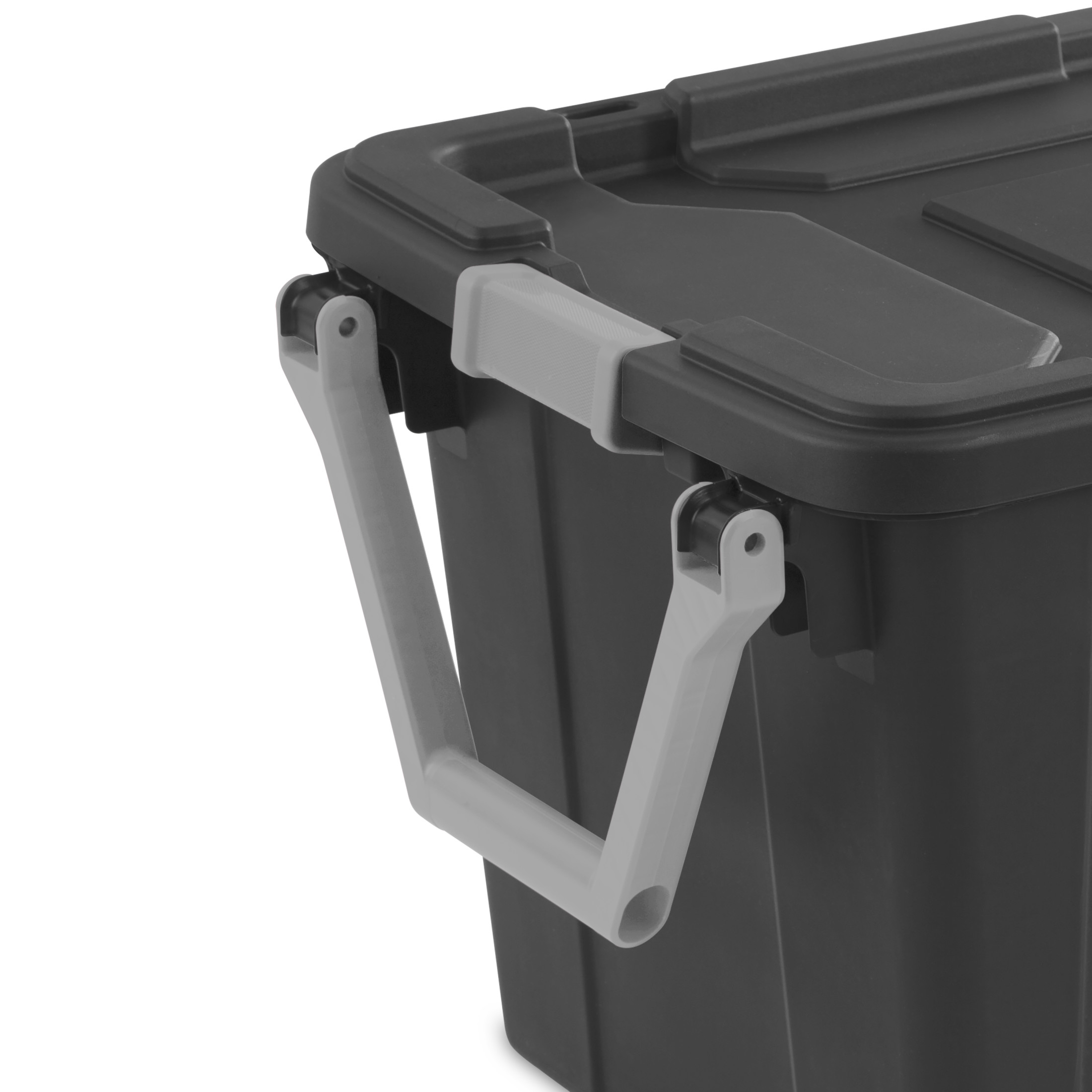 Sterilite 40-Gallon Wheeled Storage Bin with Latch Lid, Gray photo 6