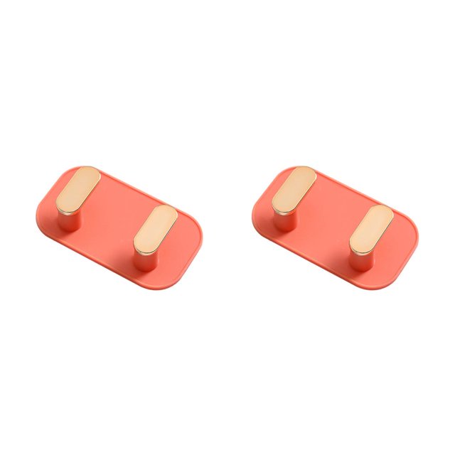 Matsuzay Colgador montado en la pared para sala de estar, puerta de baño, gancho para colgar sin perforaciones Type6 NO6