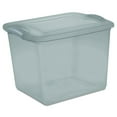 thumbnail image 1 of Sterilite 26L Latch Box- Aqua, 1 of 3