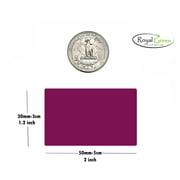 Royal Green Color-Coding Labels ( 50mm x 31mm) Box Label Stickers in Red 2x1.2 inch - 150 Pack