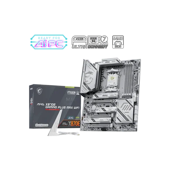 MSI MAG X870E GAMING PLUS MAX Carte Mère WIFI ATX