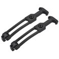thumbnail image 1 of Pestillos de mango en T flexibles de caucho Uxcell para carrito de golf y caja de herramientas 7.87" x 1.73" Negro 2 Pcs, 1 of 3