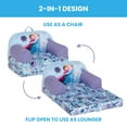 thumbnail image 4 of Disney Frozen Cozee Buddy Flip-Out Chair by Delta Children, Purple, 4 of 10