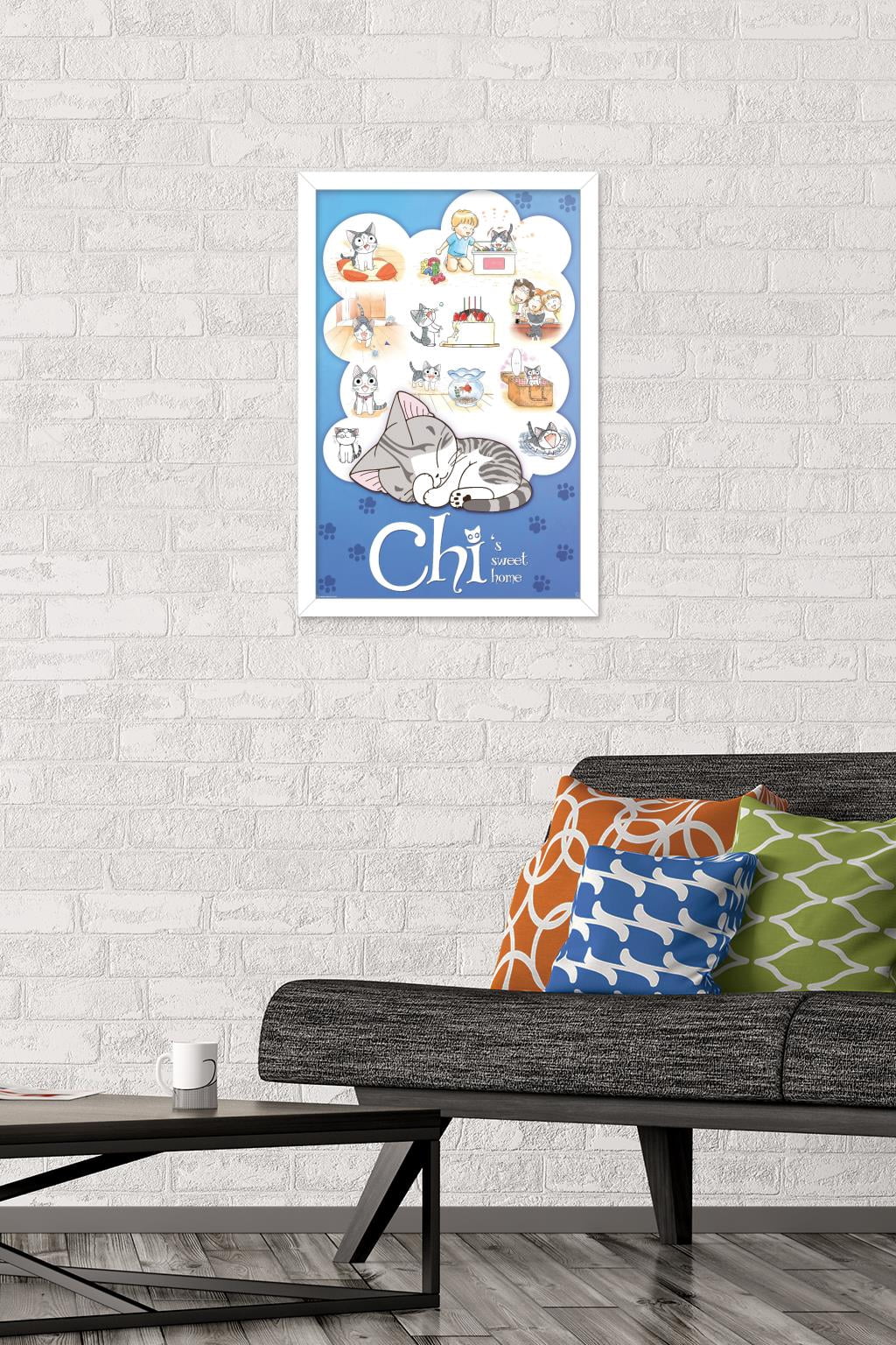 Chi's Sweet Home Wall Poster, 14.725" x 22.375" Framed