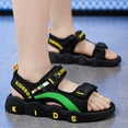 thumbnail image 7 of CAICJ98 Kids Sandals Boys Fashion Athletic Summer Sports Sandals Green,4(Little Kid/Big Kid), 7 of 7