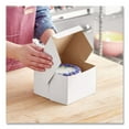 thumbnail image 4 of SCT Non-Window Bakery Boxes Paperboard 6 x 6 x 4 White 250/Bundle 0909, 4 of 4
