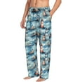 thumbnail image 5 of Cauagu Sea Marine And Lighthouse Mens Pajama Pants Sleep & Lounge Pants,PJ Bottoms with Pockets-Large, 5 of 7