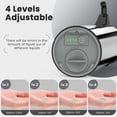 thumbnail image 5 of Automatic Touchless Soap Dispenser 11.8oz 4 Adjustable Levels Automatic Stainless Steel Handheld Soap Dispenser Battery Powered, 5 of 5