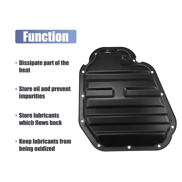 CNS Steel Lower Oil Pan W/ Silicone Seal – Fits 2009-2013 Nissan Altima 2.5L, OEM 11110-JA01E
