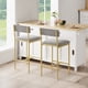 thumbnail image 2 of QinaQin Banco alto para barra con respaldo y reposapiés, asiento amplio y acolchado de 25.5 pulgadas, diseño cómodo y resistente, ideal para isla de cocina o barra desayunadora, 2 of 7