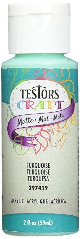 Testors 2 oz. Acrylic Matte Craft Paint, White