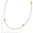 thumbnail image 2 of 14K Yellow Gold Brushed And Polished 8 Station Fancy 36In Necklace (36 X 6.5) Made In Turkey sf2935-36, 2 of 5