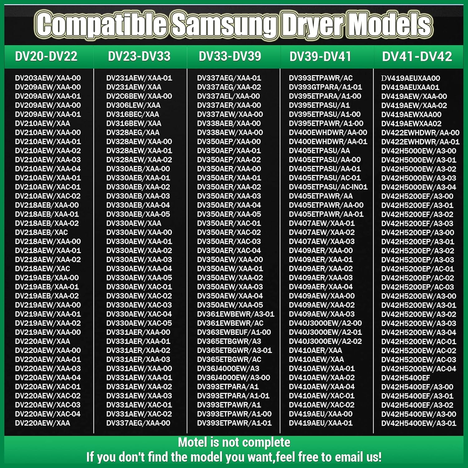Dryer Heating Element DC47-00019A for Samsung Dv45h7000ew/a2 Dv40j3000ew/a2 Dv42h5000ew/a3 Dv48h7400ew/a2 Dryer Heater Element, DC96-00887A & DC47-00016A Fuse, DC47-00018A Thermostat