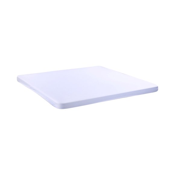 Stretch Fit Elastic Hem Spandex Tablecloth for Easy Installation and Removal Washable Dining Cover Protector Durable Polyester Fabric Protective Table Cover for Living Room and Entryways